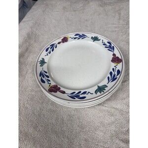 Luncheon Plate Boerenbont by Boch A SET OF 4